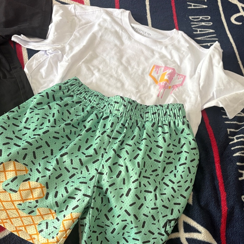 Baseball Lifestyle 10- 2 shirts and 2 shorts! - Picture 3 of 5